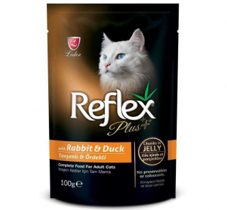 Reflex Plus Pouch Tavşan ve Ördekli 100 gr Kedi Maması kullananlar yorumlar